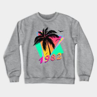 1982 Tropical Sunset Crewneck Sweatshirt